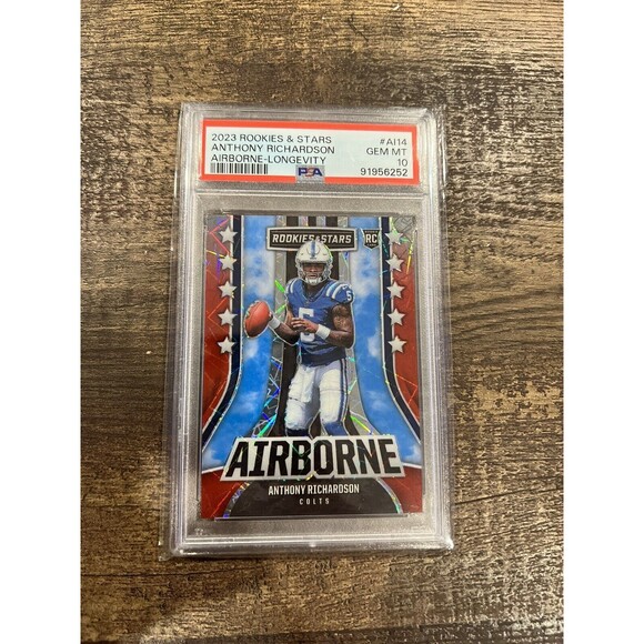 Rare Anthony Richardson PSA 10 RC 2023 Rookies Stars AIRBORNE Longevity SP POP 9